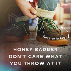 Honey Badger Kevlar Boot Laces - Gold
